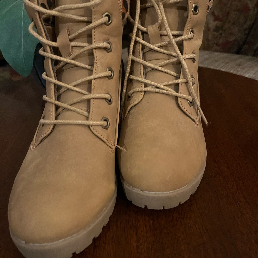 Nicole Miller platform boots for girls.